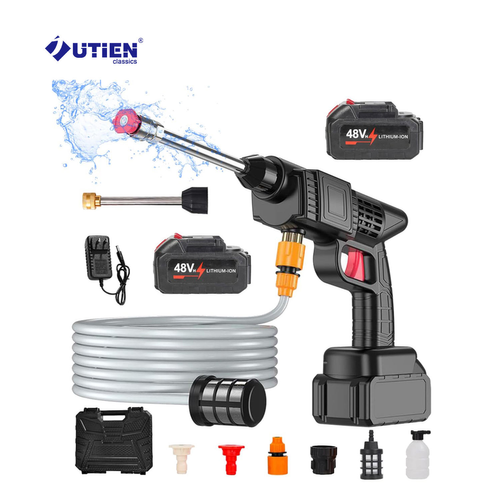 Electric high-pressure car wash gun
