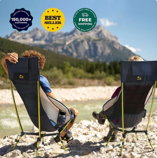 🌟Relax in Style: The Perfect High-Back Folding Chair for Outdoor Escapes