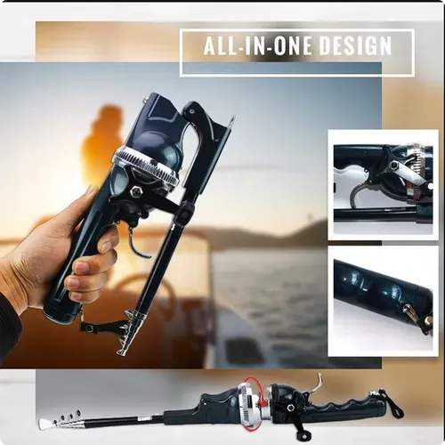 🔥🦐 All-in-one Telescopic Fishing Rod Kit