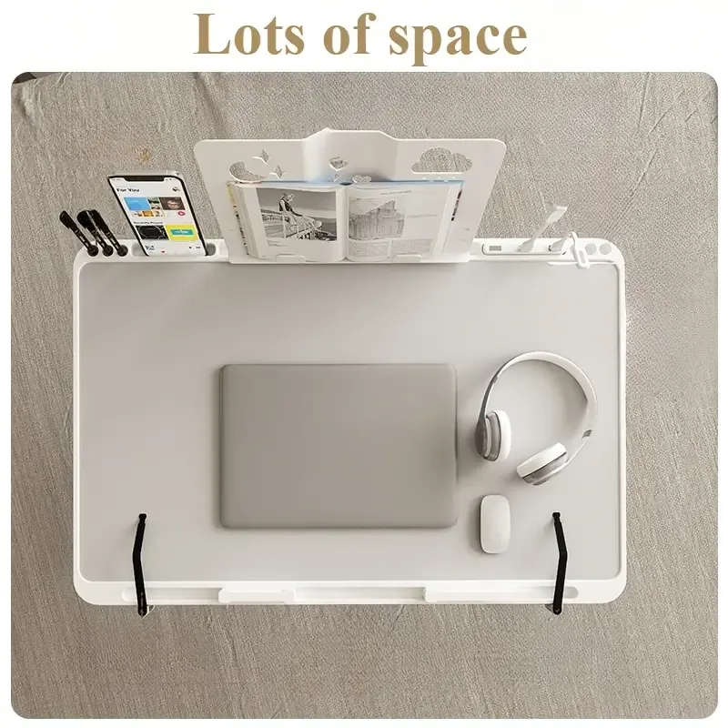 ⭐ Laptop Desk for Bed, Adjustable Bed Table with USB Charge Port