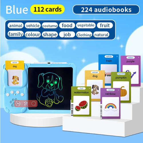 Children's early education multifunctional 2-in-1 LCD graffiti card machine handwriting tablet