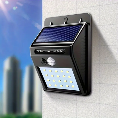 4Pcs Solar Outdoor Motion Sensor LED Wall Light, Outdoor Garden Light