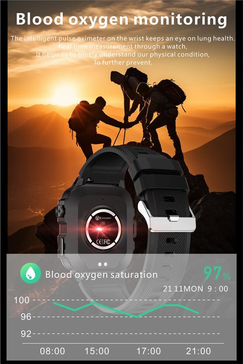 Rugged Outdoor Smart Watch - 100+ Sports Modes