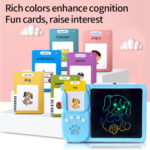 Children's early education multifunctional 2-in-1 LCD graffiti card machine handwriting tablet