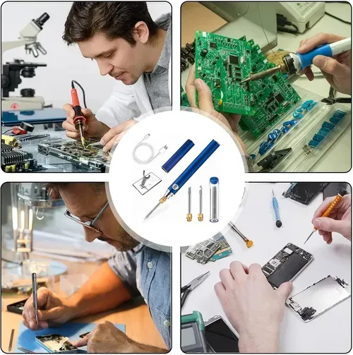 🔥The Ultimate Cordless Soldering Iron - Portable, Fast Heating, Precision Performance!