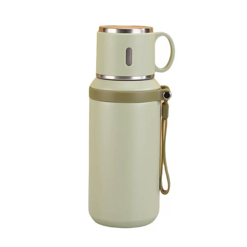 💥Stainless Steel Vacuum Insulated Bottle with Lidded Cup