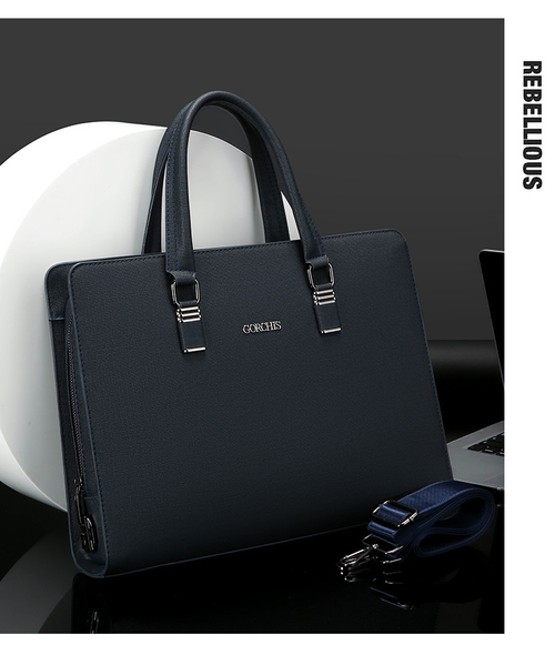 High-quality Lightweight Business Briefcase Men New Style Password Anti-theft PU Leather Computer Shoulder Messenger Bag