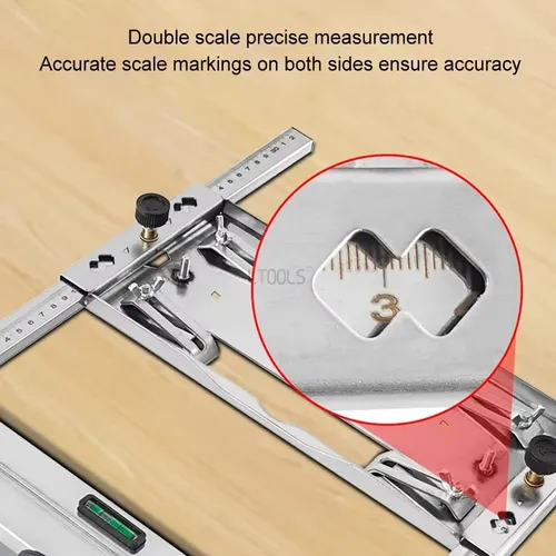Precision Woodworking, Linear Cutting Edge Locator for Panel Processing, Compatible for Wood Boards & Large Panels