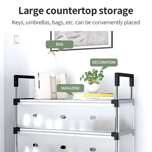 🔥 Multi-Tier Dust-Proof Shoe Rack – Keep Your Shoes Clean & Organized! 👟🏠