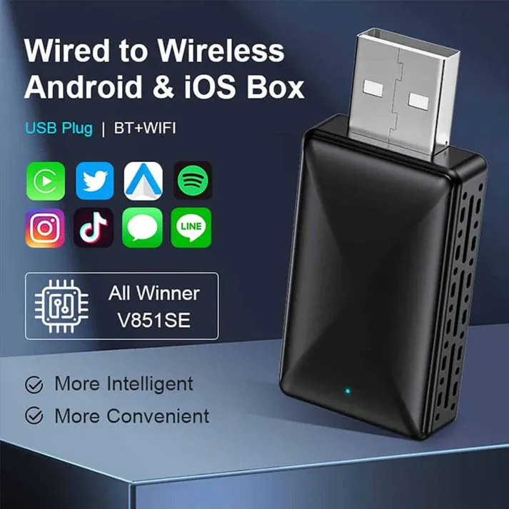 🔥🍳Limited-time discount🔥Wireless CarPlay Box with USB Port