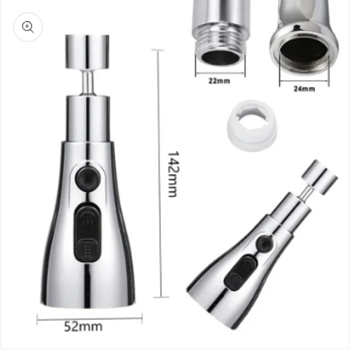 TapTwist™ – Flexible Tap Extension | Rotate, Rinse & Save Water | Easy Fit for Any Sink