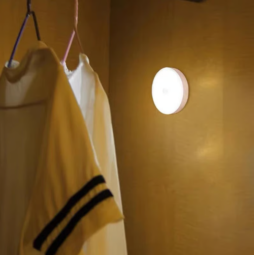 💥💥💥Stick-anywhere Motion Sensor Led Closet Cabinet Night Light for Hallway, Bathroom, Bedroom, Kitchen,