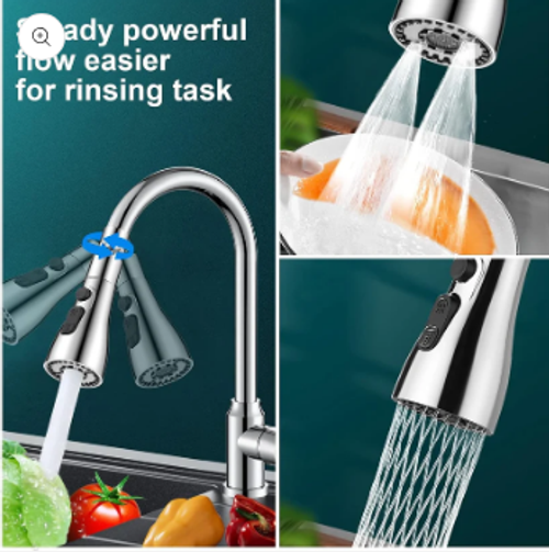 TapTwist™ – Flexible Tap Extension | Rotate, Rinse & Save Water | Easy Fit for Any Sink