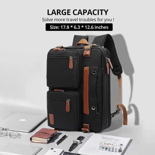 3-in-1 crossbody bag, single shoulder bag, notebook backpack