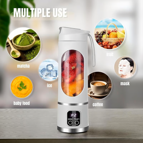 💥Digital Multi-Mode Juicer Blender - Smart LED Display, Suitable for Dieting, Leak-proof Design, Suitable for Smoothies, Liquid Diets, Milkshakes and Baby Food, Best Compact Blender for Home and Travel