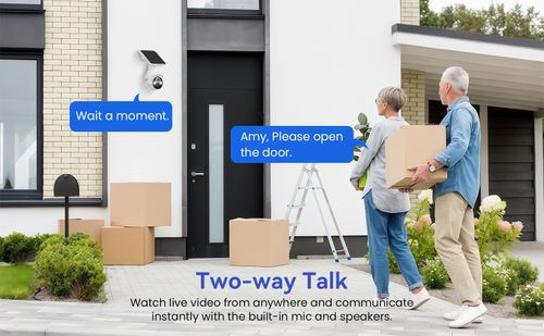 AI Smart 355° Panoramic Wireless Solar Security Camera