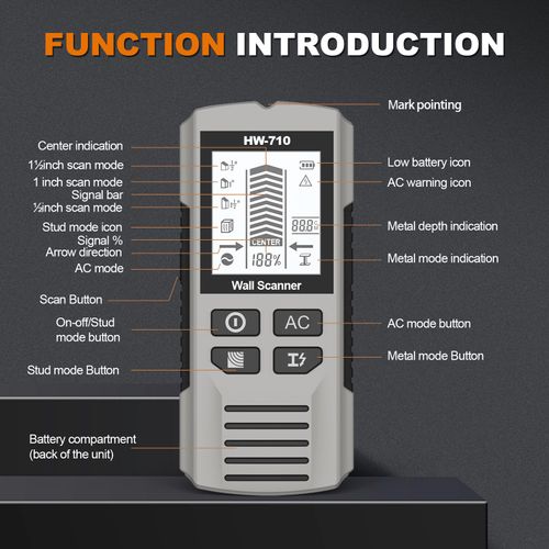 🔍 Six-in-one multifunctional metal detector