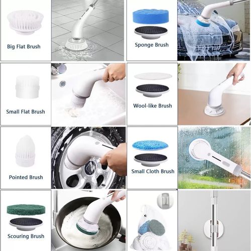 Multifunctional electric rotary cleaner (9 in 1)