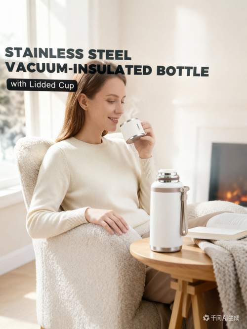 💥Stainless Steel Vacuum Insulated Bottle with Lidded Cup