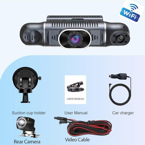 1×4-Channel 1080P Car Recorder