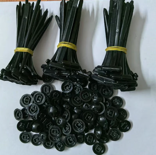 🎁 🚗Through Bolt Zip Tie Style Clips Plastic Cable Ties With Buckle for Engine Fender Liner Mudguard Trunk Interior Fixing