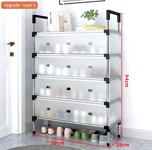 🔥 Multi-Tier Dust-Proof Shoe Rack – Keep Your Shoes Clean & Organized! 👟🏠