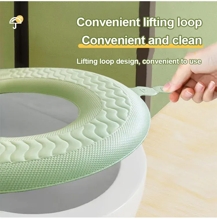 🎁Hot Sale Offers💦Waterproof Toilet Seat Cushion（Buy 1 get 1  free 2）