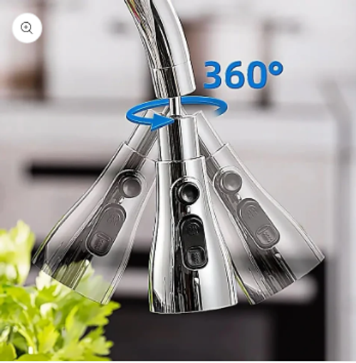 TapTwist™ – Flexible Tap Extension | Rotate, Rinse & Save Water | Easy Fit for Any Sink