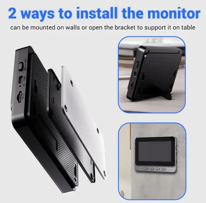 🔥New Year Limited-Time Deal🎉 Wireless Doorbell Camera: 1080P HD, 170° Wide Angle, 4.3-inch Screen, IPX65 Outdoor Waterproof, Night Vision Function