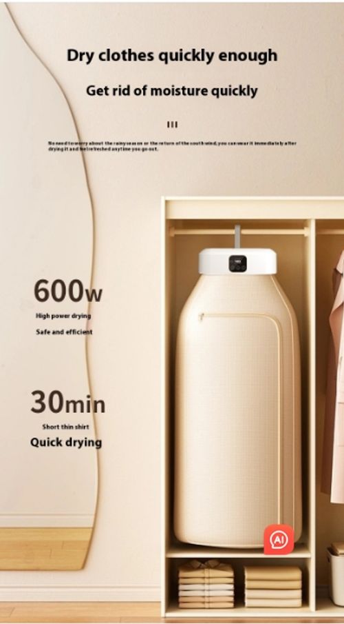 🌟Portable Mini Foldable Clothes Dryer – Home & Travel Electric Dryer with UV Sterilization💪