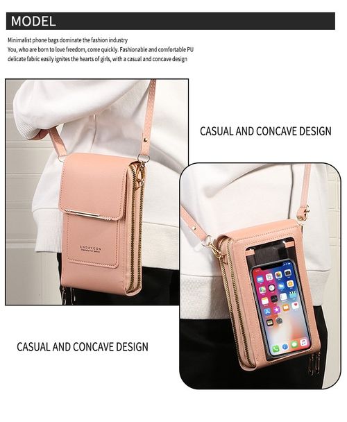 👜 📱 Women's Touch Screen Messenger Bag – Smart Phone Charging, Anti-Theft & Water-Resistant ✨