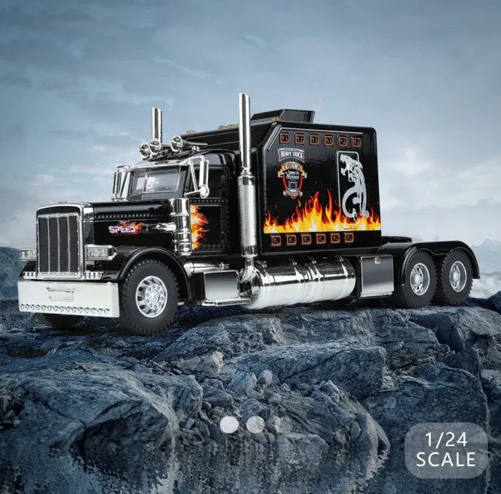 🎁Interactive Realistic Heavy-Duty Semi-Truck Toy💌