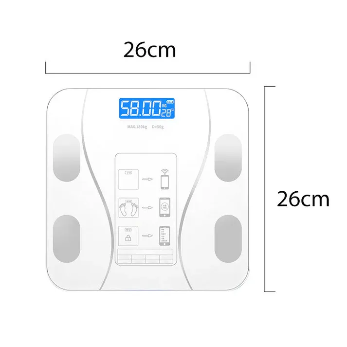 🏅🔥Last day sale 🔥Weight and body fat smart electronic scale🏃‍