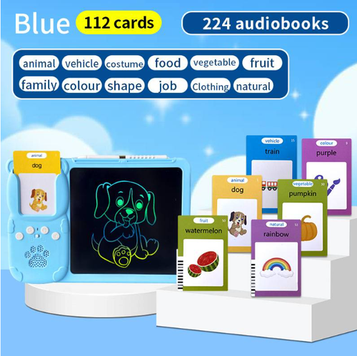 Children's early education multifunctional 2-in-1 LCD graffiti card machine handwriting tablet