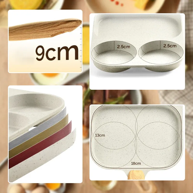 ⏳Time-limited Special⏰3-In-1 Split Non-Stick Pan