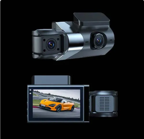 🔥3-channel HD dashcam with 32GB memory card