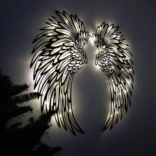 🎁💕👼 Light Up Your Space with Stunning LED Angel Wings – Ethereal Wall Art!❤️