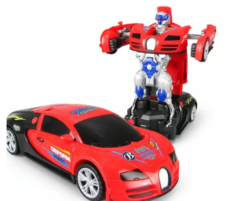 Exclusive Offer💥Electric Universal Deformation Police Toy Car