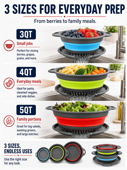 🥗💧Kitchen Colander Set ✨