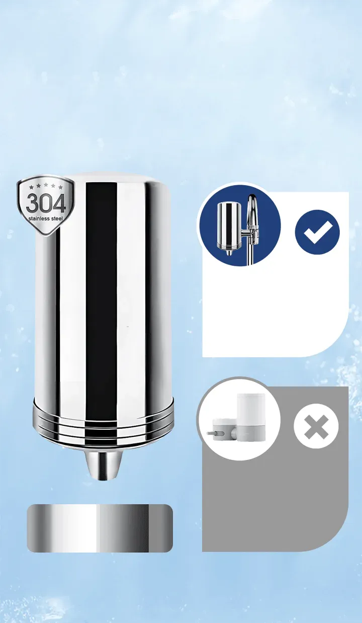 💧Stainless steel household faucet water purifier