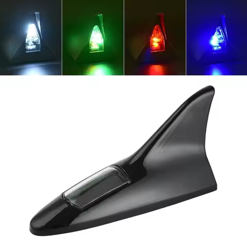 Auto Shark Fin Solar Warning Lights