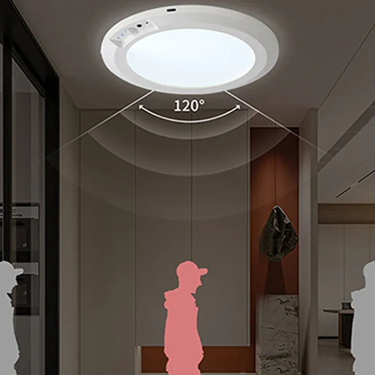 Magnetic Motion Sensor Ceiling Light with Remote