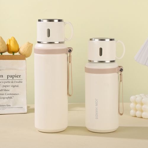 💥Stainless Steel Vacuum Insulated Bottle with Lidded Cup