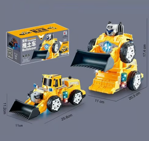 Exclusive Offer💥Electric Universal Deformation Police Toy Car