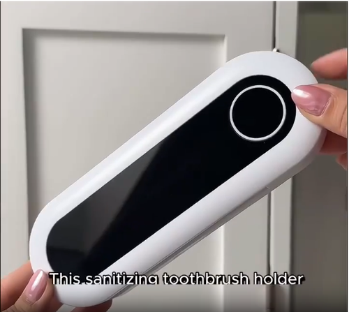 🎁Family Portable Wall Mounted Electric Sterilization Uv Light Smart Toothbrush Storage Sanitizer Sterilizer for Toothbrush