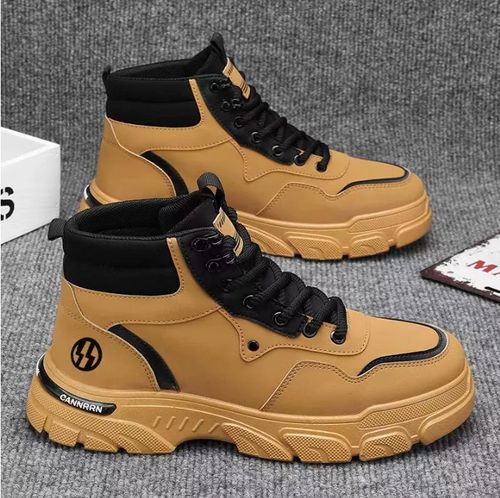 Fashion breathable non-slip faux leather boots
