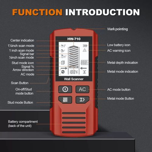 🔍 Six-in-one multifunctional metal detector