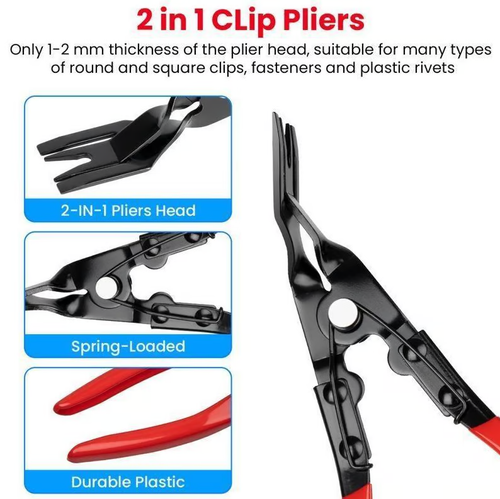 Automotive Electrical Disconnect & Trim Clip Pliers Set