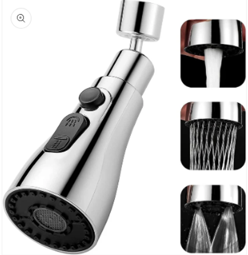 TapTwist™ – Flexible Tap Extension | Rotate, Rinse & Save Water | Easy Fit for Any Sink