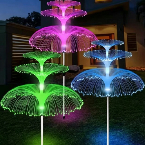 Solar Garden Lamp – Color-Changing Jellyfish Lamp
